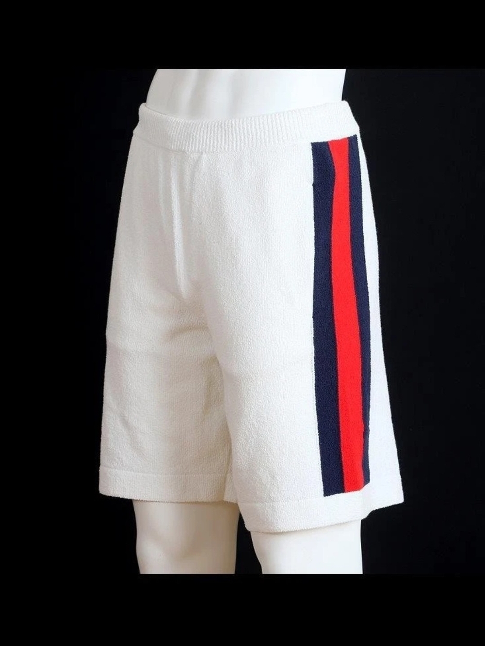 Gucci Terry Cloth Web Stripe Shorts